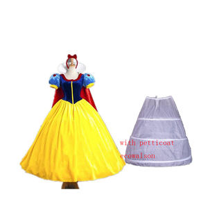 Ecowalson Adulte Femmes Princesse Robe Jaune Bleu Histoire <span class=keywords><strong>Livre</strong></span> Princesse Déguisements Costumes Halloween Cosplay Costumes - Product Image 5