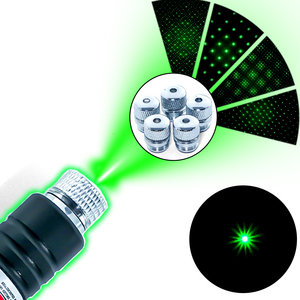 <strong>Cat</strong> Daily Fun <strong>Toy</strong> - Green <strong>Laser</strong> Pointer with Starlight Head | USB Direct Power Routine Pet Play Device - Product Image 3