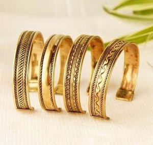 Bracelets traditionnels faits à la main en résine écologique pour femmes, bijoux de fête de mariage - Product Image 2