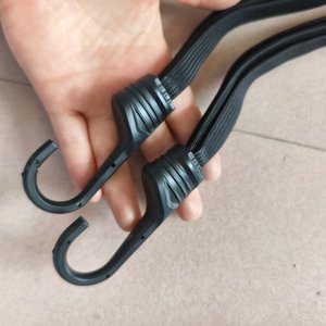 Cordons élastiques réglables 60-90 cm, sangles de fixation en caoutchouc robustes pour vélos électriques, scooters, motos, bagages et casques - Product Image 2