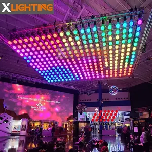 ลูกบอลไฟ LED ทรงกลมไฟจลน์ระบบไฟจลน์ระบบไฟจลน์สี RGB LED 3D