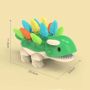 Jouets éducatifs pour enfants, dinosaures, apprentissage de la motricité fine, tri sensoriel, comptage, jeux d'apprentissage préscolaire Montessori - Product Image 6