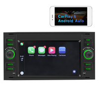 Reproductor MP5 para Auto con Pantalla de 7 Pulgadas, 4 Núcleos, Carplay Inalámbrico, Android Auto, Radio FM, Bluetooth, para Ford Transit, Radio de Auto de 2 Din