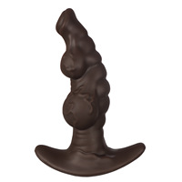 Plug anal double bulbe en silicone liquide personnalisé, stimulateur de prostate portable, jouet BDSM pour hommes, vente en gros