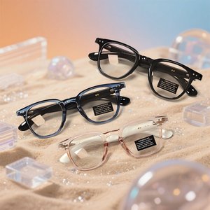 GT52 スマートAIグラス 翻訳機能付き ブルーライトカット IPX5防水 磁気充電 タッチコントロール＆写真撮影機能搭載 ヘッドホン - Product Image 1