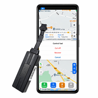 Traceur GPS antivol pour véhicule avec coupure moteur à distance, alarme de mouvement, historique des itinéraires, statistiques de kilométrage et détection ACC