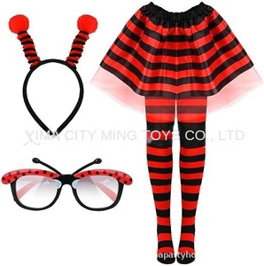 ชุดแต่งกายเด็กผู้หญิงลายเต่าทอง ที่คาดผม แว่นตา ชุดแฟนซีฮาโลวีน อุปกรณ์ประกอบฉาก ผ้าตกแต่งการ์ตูน ของตกแต่งปาร์ตี้ ใช้ซ้ำได้ ปลอดสารพิษ - Product Image 2