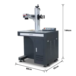 Fiber Vogel Ring Duif Ring Maken 20W 30W 50W Raycus Max Metalen Fiber Laser Graveren Markering Machine prijs Met Roterende