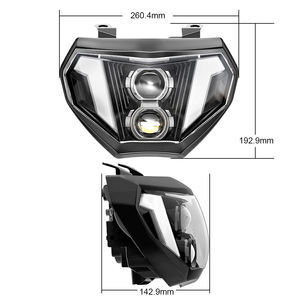 Conjunto de Faro Delantero LED con DRL para Motocicleta con Certificación Emark para Yamaha MT 09 <span class=keywords><strong>FZ</strong></span> 09 MT09 FZ09 <span class=keywords><strong>2014</strong></span> 2015 2016 MT <span class=keywords><strong>07</strong></span> 2018 2019 MT07 - Product Image 5