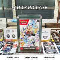 Lot de 151 présentoirs en acrylique anti-UV pour boîtes de 6 paquets de boosters Pokémon Prismatic Evolution avec aimants