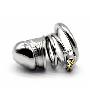 Dispositivo de Castidad Masculina, Jaula para Pene de Acero Inoxidable, Productos de Sex Shop, Candado de Castidad para Hombres - Product Image 6