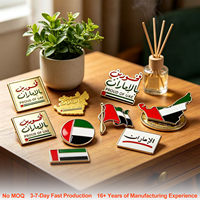 Pins de Solapa Esmaltados Personalizados de los EAU, 55.º Aniversario del Patriotismo, Orgullo Nacional, Pegatinas Metálicas para Celebraciones y Eventos