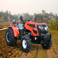 Tracteur agricole multifonctionnel 4x4 CE avec toit ouvrant, 50 CV, compact, chargeur frontal, transmission par engrenages, Europe, tout-terrain