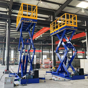 Plataforma elevadora de tijera eléctrica de alta calidad, elevador fijo estacionario con Material de acero de alta calidad, alimentación de CA para uso doméstico y agrícola - Product Image 2