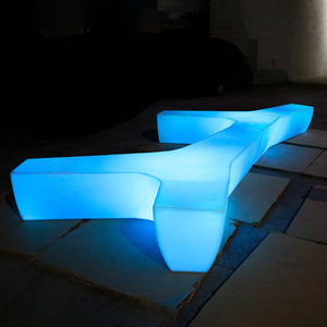 Banc-jardinière en fibre de verre haute brillance Y2007 – Sièges extérieurs écologiques pour hôpitaux, parcs, centres commerciaux et espaces publics - Product Image 2