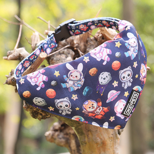 Customized Logo <strong>Dog</strong> Bandana Christmas with Adjustable <strong>Collar</strong> Portable Luxury Puppy Scarf <strong>Collar</strong> for Small <strong>Dogs</strong> - Product Image 2