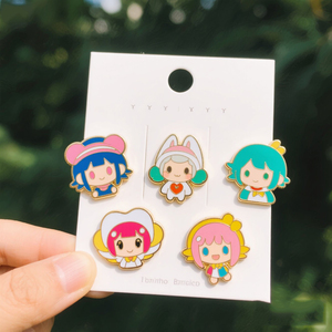Großhandel weiche harte Emaille Kragen Knopf Souvenir Metall Broschen benutzer definierte Anime Cartoon niedlichen Anstecknadel - Product Image 4