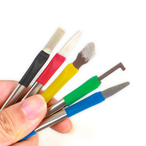 Stainless Steel Pry Tool Set 5 Piece Double-Ended Mobile Phone Repair Disassembly Scraper Adhesive Remover - Product Image 3