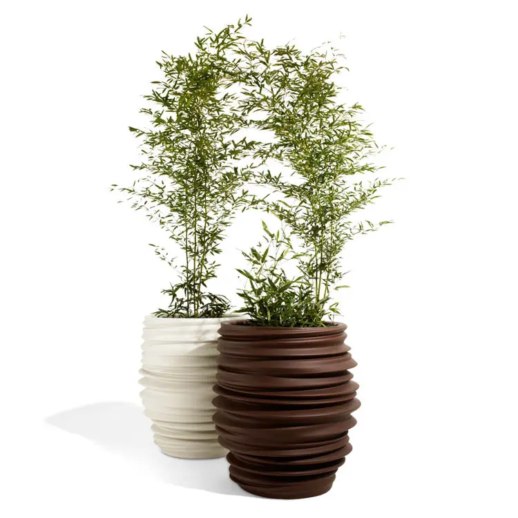 RUYA in fibra di vetro vasi per le piante planter Babylon fioriera L disegno vaso di fiori per la decorazione di esterni vasi di fiori