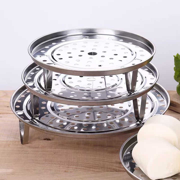 DD932 Round Stainless Steel Rack Steaming Stand Racks Insert Stock Pot ...