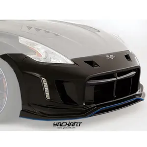 Fiber Glass 2009 Hingga 2016 370Z Z34 VS Embossed-II Style Bumper Depan FRP Dengan Fit untuk 370Z Front BUMP 370Z BODY KIT