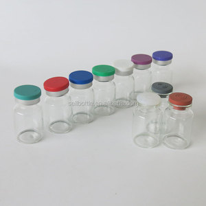 Wholesale Free Sample 10ml Clear Glass Vial 10cc Glass <b>Bottle</b> with Screen Printing and for Cap for Medicine & Vaccine - Product Image 1