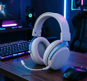 Custom Logo Over-Ear Wireless for Gaming Headset for Mobile <strong>Phone</strong> 5.4 Long <strong>Play</strong> Time LED Battery Indicator Fast Charging - Product Image 2