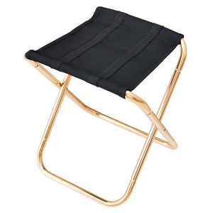 Tabouret entièrement pliable en alliage d'aluminium, chaise de pêche ultra légère, tabouret de loisirs en plein air, tabouret pliable en quatre parties pour excursions, rangement Magza - Product Image 1