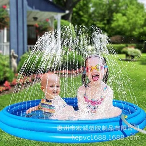 Piscine gonflable avec pulvérisateur d'eau, 120 cm, jeu extérieur pour enfants, équipement de natation et de baignade en PVC - Product Image 3
