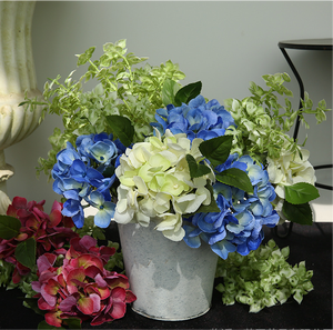 Simulated Short <strong>Branches</strong> of Flowers Small Hydrangeas with a Soft Touch Wedding Scene Indoor Soft <strong>Decoration</strong> Moisturizing Effect - Product Image 3