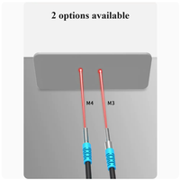 BOJKE 1mm Mini petit capteur laser photoélectrique diffus M3 M4 à travers les capteurs optiques à faisceau