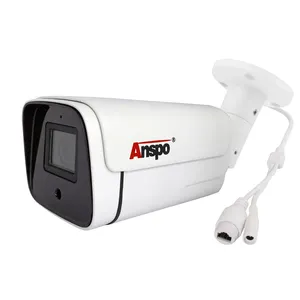 Anspo Bullet IP POE kamera 3.6/6mm opsiyonel sabit lens kamera NVR gözetim CCTV 3mp 4mp 5mp 8mp kızılötesi ışık