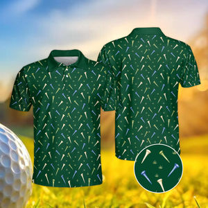 All Over Print <b>Golf</b> Pattern Polo Shirt Men <b>Women</b> Quick Dry Performance Custom <b>Golf</b> Team Country <b>Club</b> Polo - Product Image 2