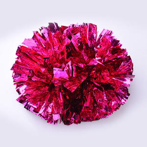 Pompon di materiale Cheerleading della palla del fiore di ginnastica della striscia larga del filo metallico di vari colori - Product Image 3