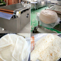 Machine automatique de fabrication de roti chapati, machine à tortillas, ligne de production continue de lavash pour usine alimentaire