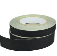 Vente directe d'usine 8-100mm largeur 30m longueur ruban isolant en tissu acétate noir résistance aux hautes températures ruban acétate