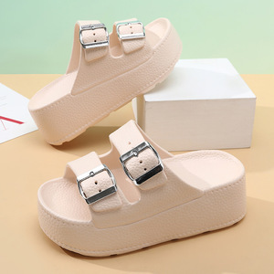 Sandalias de Plataforma para Mujer Guru, con Punta Redonda, Tira Ancha, Aumentan la Altura, para el Verano - Product Image 1