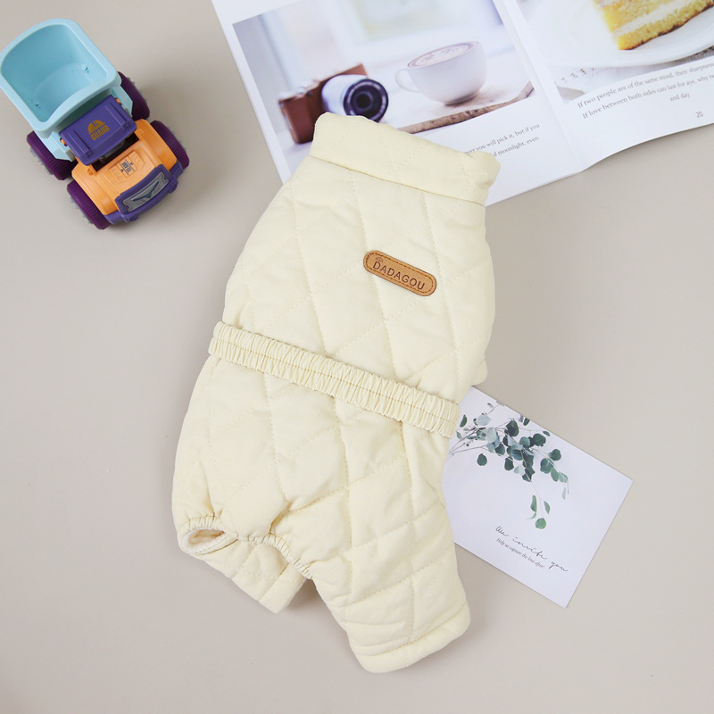 2023 Wholesale New Design Pet Clothes Winter Warm Dog Coat Cotton Outfit For Pet Dog