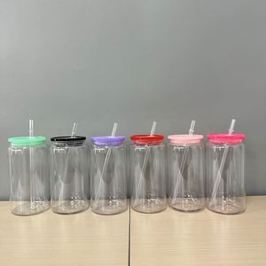 16oz Double Layer Plastic Mason <b>Cup</b> Eco-friendly Acrylic Colorful Children's <b>Straw</b> <b>Cup</b> Strong & Resistant Wholesale Creative - Product Image 2