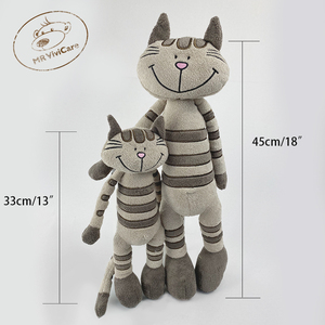 Peluche <span class=keywords><strong>MR</strong></span> ViviCare a forma di gatto in cotone, morbido e piccolo, adorabile accessorio per foto, regalo di compleanno - Product Image 6