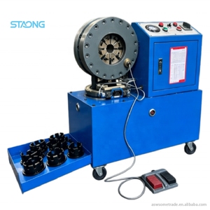 Machine à sertir les flexibles robuste 51 mm, presse automatique pour flexibles d'huile 2 pouces, traitement industriel du caoutchouc - Product Image 1