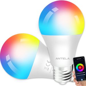 Antela Smart Bulb Led E27 9W Wifi DimmableRgb Color Changing With App Control For Home <b>Lighting</b> - Product Image 1