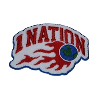 ZT-BLA32 - Badges brodés en gros, logo de dessin animé personnalisé, patchs thermocollants pour softball et western, écussons brodés pour vêtements d'enfants