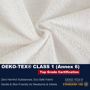 Protège-matelas imperméable en coton éponge 150 GSM certifié OEKO-TEX, respirant, pour hôtel - Product Image 4