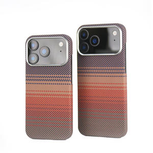 Étuis de téléphone en fibre de carbone Laudtec, coque arrière simple et fine, logo personnalisé OEM/ODM pour iPhone Air 17 15 Pro Max 17E Sjk1116 - Product Image 4