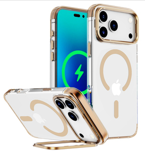 Custodia Magnetica <span class=keywords><strong>Arancione</strong></span> con Supporto per Obiettivo per <span class=keywords><strong>iPhone</strong></span> 17 Pro, Custodia Antiurto in PC per <span class=keywords><strong>iPhone</strong></span> 15 Pro Max - Product Image 3