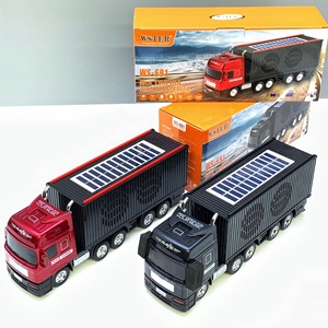 WS-691 BT Xe Tải Mô Hình Loa Không Dây Năng Lượng Mặt Trời Sạc TF Thẻ FM Đài Phát Thanh <span class=keywords><strong>USB</strong></span> Phát Lại Di Động <span class=keywords><strong>Hifi</strong></span> Màu Xanh Răng Loa Siêu Trầm Loa - Product Image 3