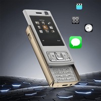 Teléfono Móvil de Bolsillo N95 Pro Mini, Diseño Deslizante, 2 SIM en Espera, Pantalla de 2.0 Pulgadas, Luz Intermitente, Grabación de Llamadas, Teléfono con Botones Pequeños