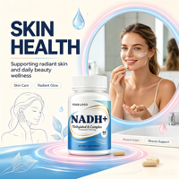Complément de beauté OEM : Capsules NADH à absorption élevée avec complexe B méthylé pour un vieillissement sain et un regain d'énergie, 60 gélules