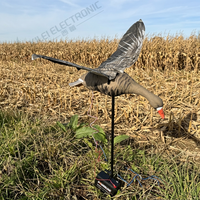 Décoy de canard à poitrine moelleuse réaliste de qualité supérieure en PE avec télécommande à vitesse réglable (portée 50-150m) pour la chasse
